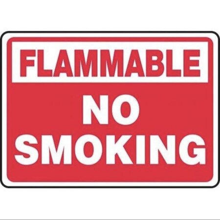 Accuform FLAMMABLE SAFETY SIGN NO SMOKING MSMG530VA MSMG530VA
